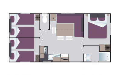 Plan de mobil home familial